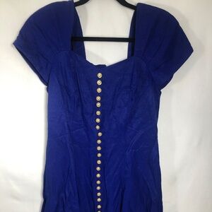 Women’s Vintage Blue Dress. Size XS/Small.